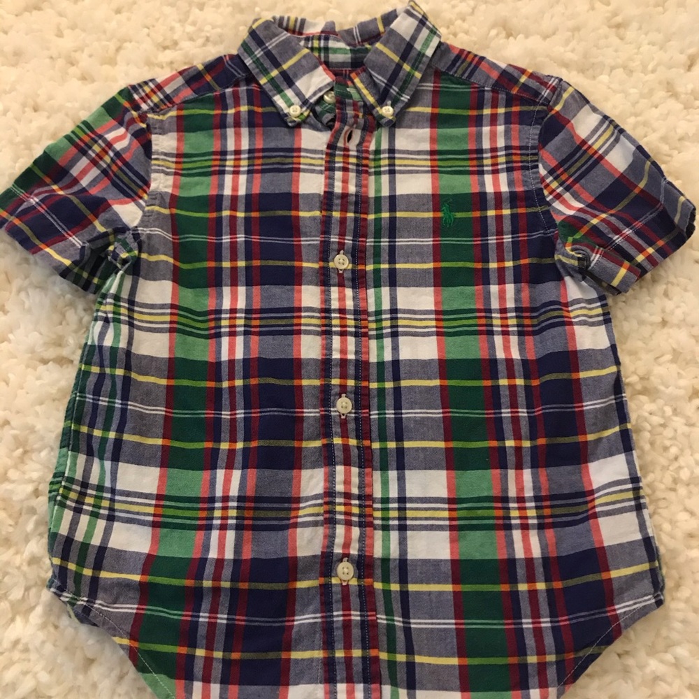 Ralph Lauren 3t short sleeve dress shirt
